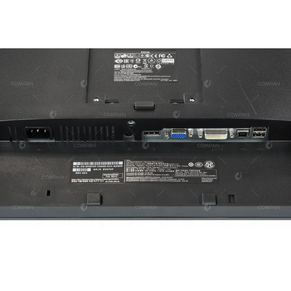 P2213T DELL PROFESSIONAL P2213T 22INCH 1680 X 1050 LED MONITOR 0Y57VF