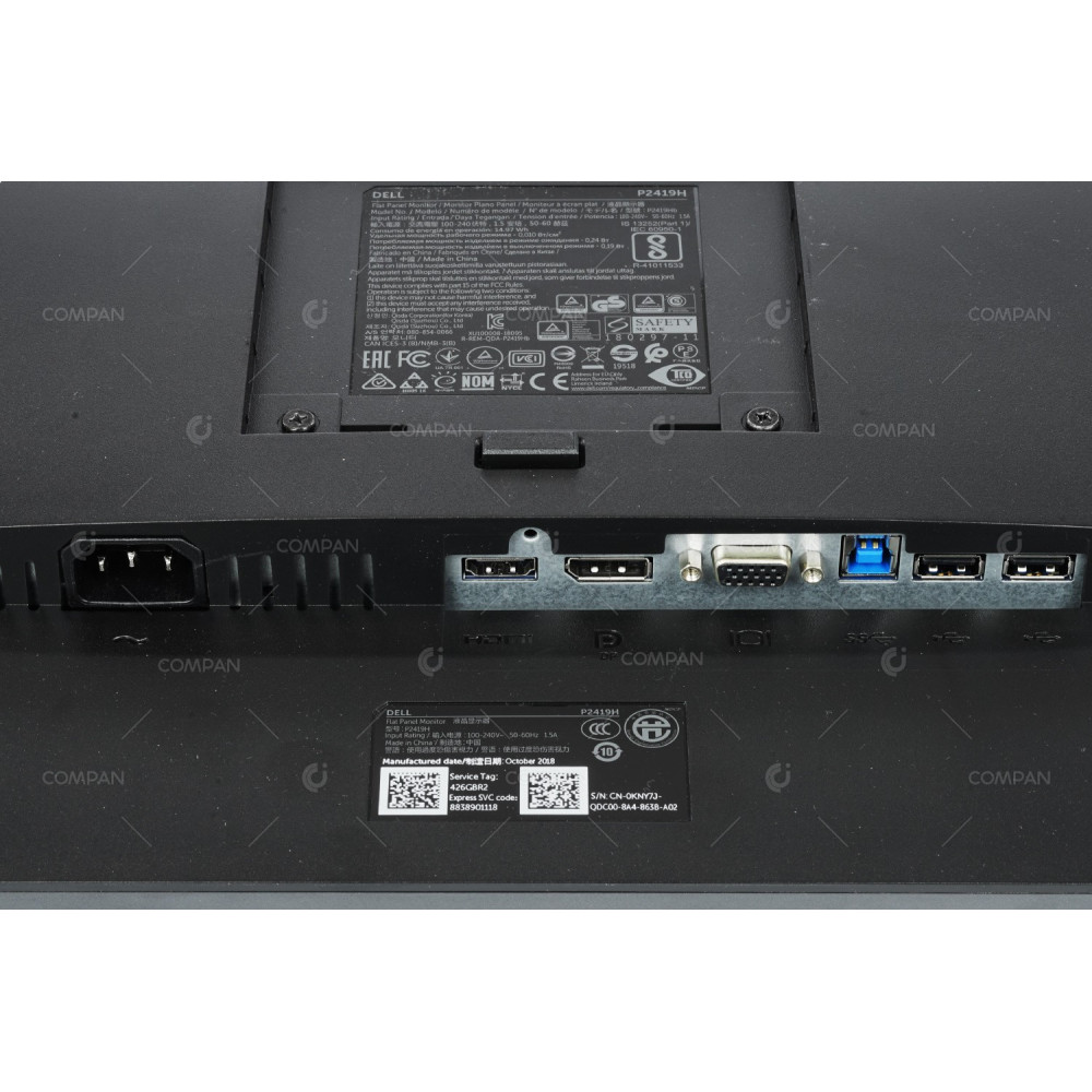 P2419H DELL P2419H 24INCH 1680 X 1080 LED MONITOR P2419H