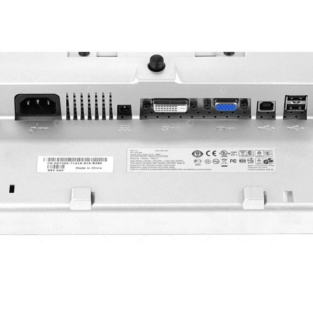 0DY296 MONITOR DELL 1908FPT 19 CD 1280 X 1024  SCRATCHED DISPLAY BROKEN DISPLAY SCRATCHED CASE 0DY296