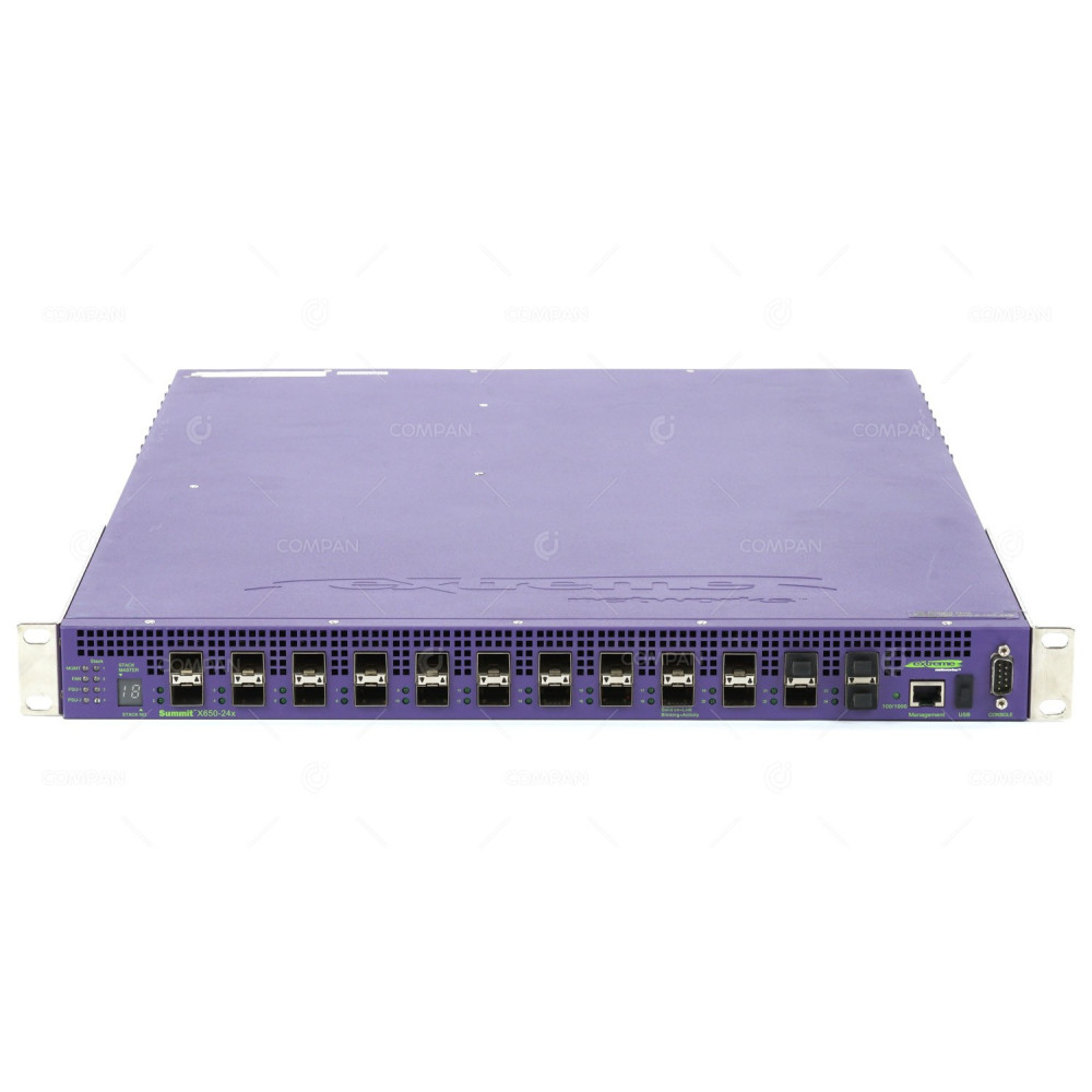 X650-24X EXTREME NETWORKS SUMMIT X650 24 PORT 10GB SFP+ SWITCH 800395-00-01, 17002B