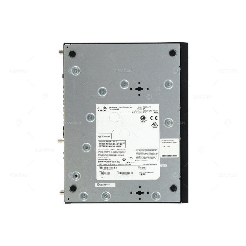 C899G-LTE-GA-K9 CISCO 899 10 PORT 1GB ETHERNET 1 PORT 1GB SFP 4G LTE HSPA+ SMS GPS ROUTER 800-41416-01