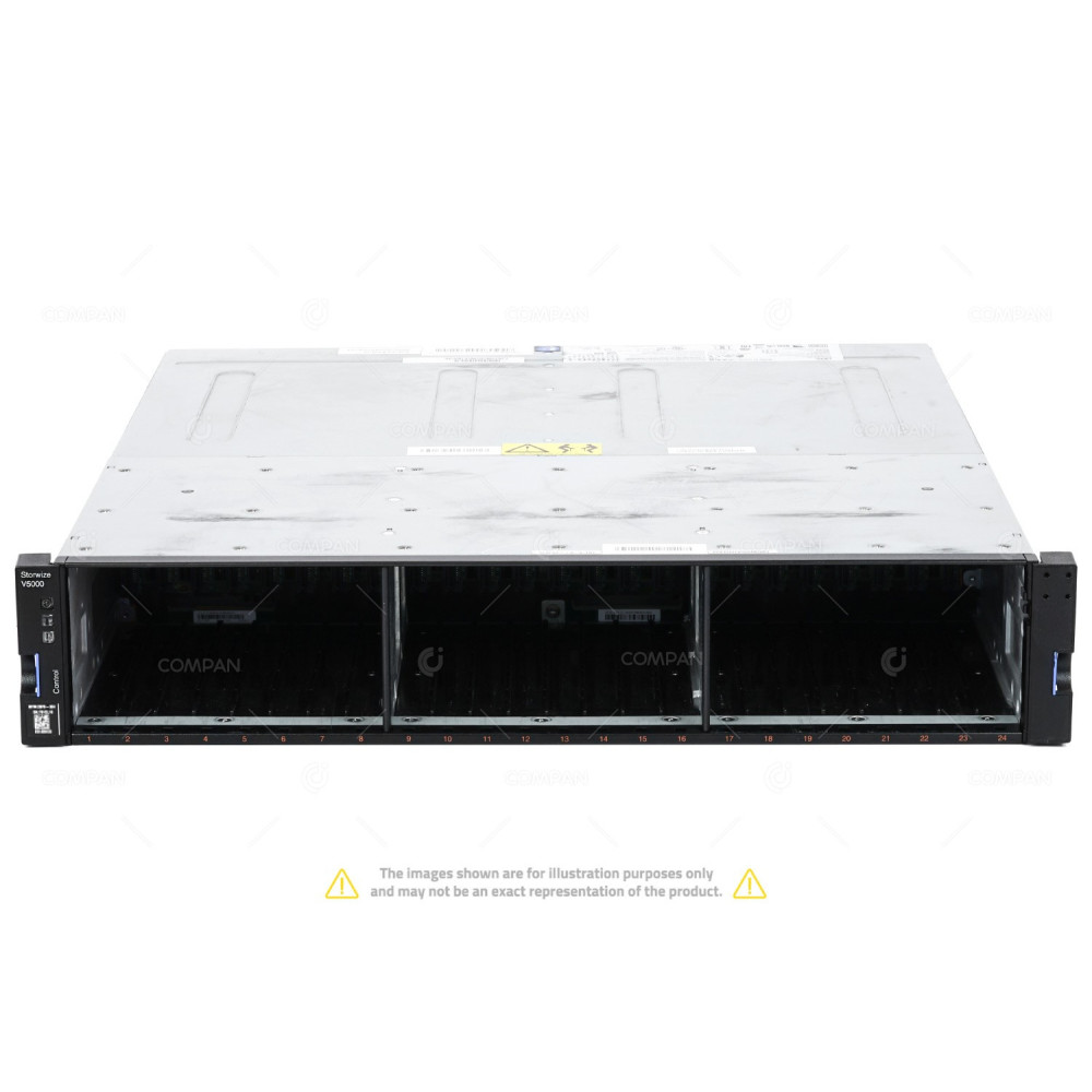 2078-AF3 IBM STORWIZE V5030F 2U 24 BAY 2.5 SFF DUAL CONTROLLER ENCLOSURE 2078-324, 01AC384, 01AC381