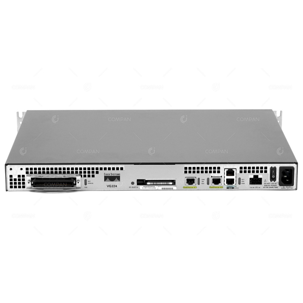 VG224 CISCO VG224 2 PORT 100MB ETHERNET 1 PORT RJ-21 ANALOG VOICE GATEWAY 800-24228-06