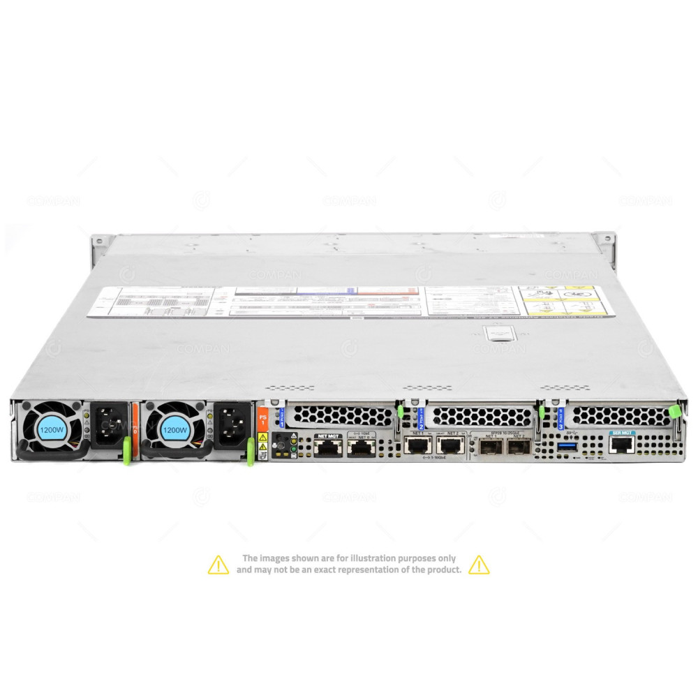 X7-2M-8SFF-NVME SUN ORACLE X7-2M 2X INTEL XEON GOLD 6140 @ 2.30GHZ RAM 384GB (12X 32GB 2666MHZ) 5X 6.4TB NVME 35510483+1+1