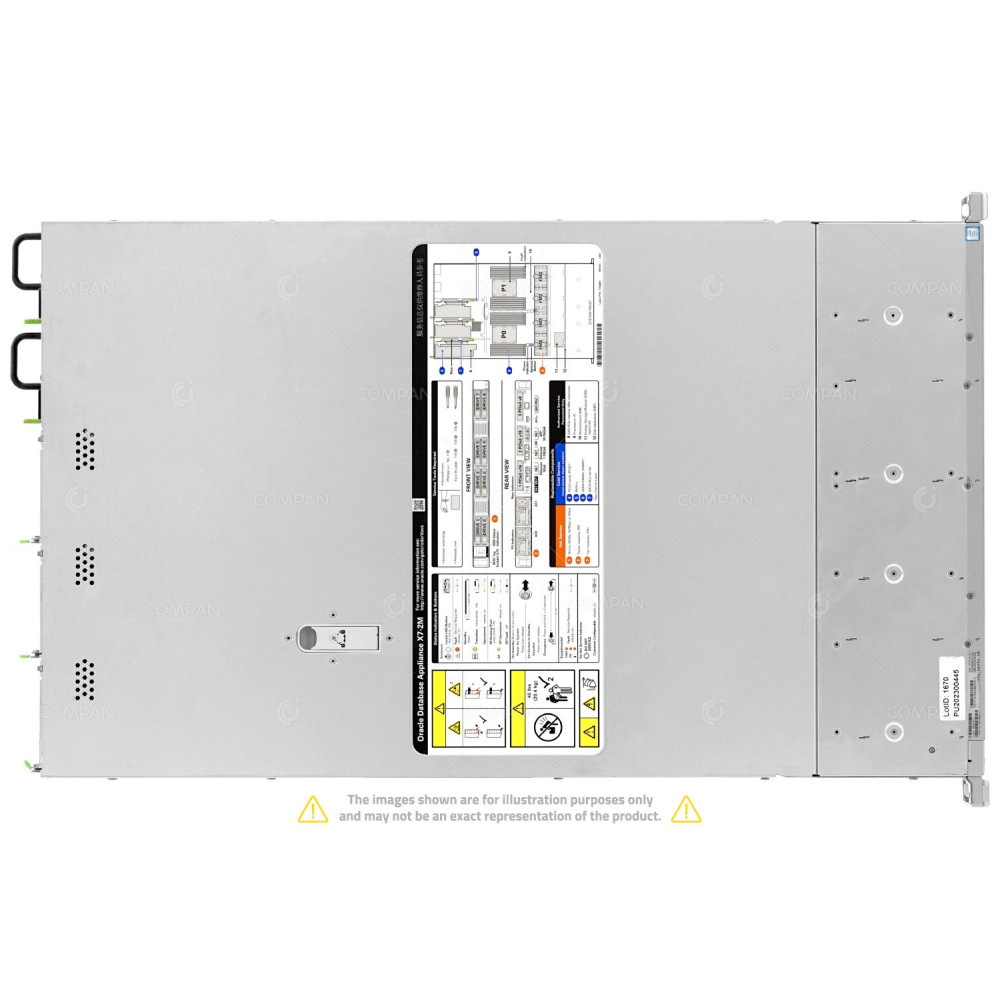 X7-2M-8SFF-NVME SUN ORACLE X7-2M 2X INTEL XEON GOLD 6140 @ 2.30GHZ RAM 384GB (12X 32GB 2666MHZ) 5X 6.4TB NVME 35510483+1+1