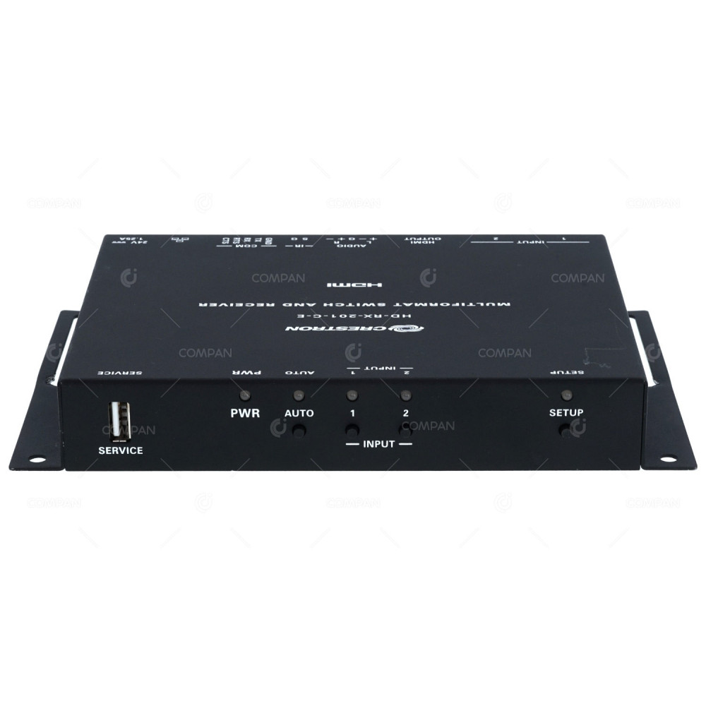 6508330-RECEIVER CRESTRON MULTIFORMAT RECEIVER WITH AC ADAPTER HD-MD-400-C-E, HD-RX-201-C-E