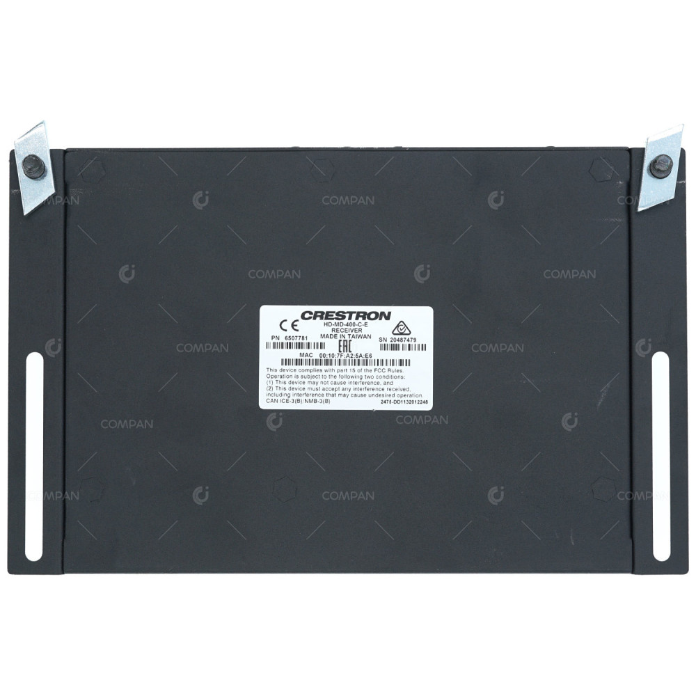 6508330-TRANSMITTER CRESTRON MULTIFORMAT TRANSMITTER WITHOUT AC ADAPTER HD-MD-400-C-E