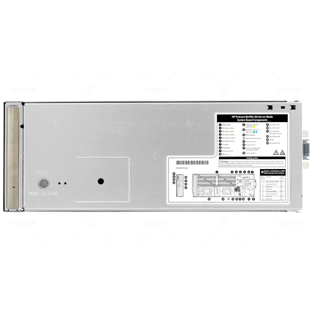 BL490C G6-2SFF HP PROLIANT BL490C G6 CTO 595825-B21