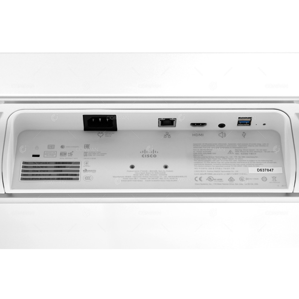 SPARK-BOARD55 CISCO SPARK BOARD 55 HIGH RESOLUTION 4K 55 INCH LED SCREEN INTEGRATED 4K CAMERA EMBEDDED MICROPHONES CAPACITIVE TOUCH INTERFACE MEETING BOARD WITH FLOOR STAND 74-112714-02