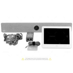 CS-KIT-S-UNIT-KIT1 CISCO WEBEX ROOM KIT MEDIABAR INTEGRATED CAMERA 1080P 30HZ SPEAKERS AND MICROPHONE TOUCH 10 ROOM NAVIGATOR  WITH POE INJECTOR AND ADDITIONAL DESK MICROPHONE CS-KIT-S-UNIT, 68-101025-01