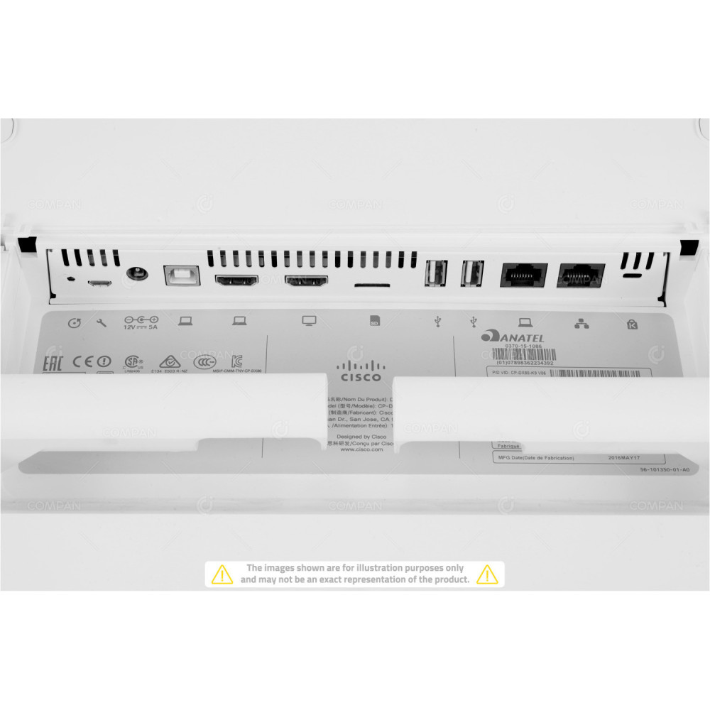 CP-DX80-K9 CISCO DX80 TELEPHONE/VIDEO ENDPOINT INTEGRATED CAMERA MICROPHONE SPEAKERS WITHOUT AC ADAPTER 68-100238-07