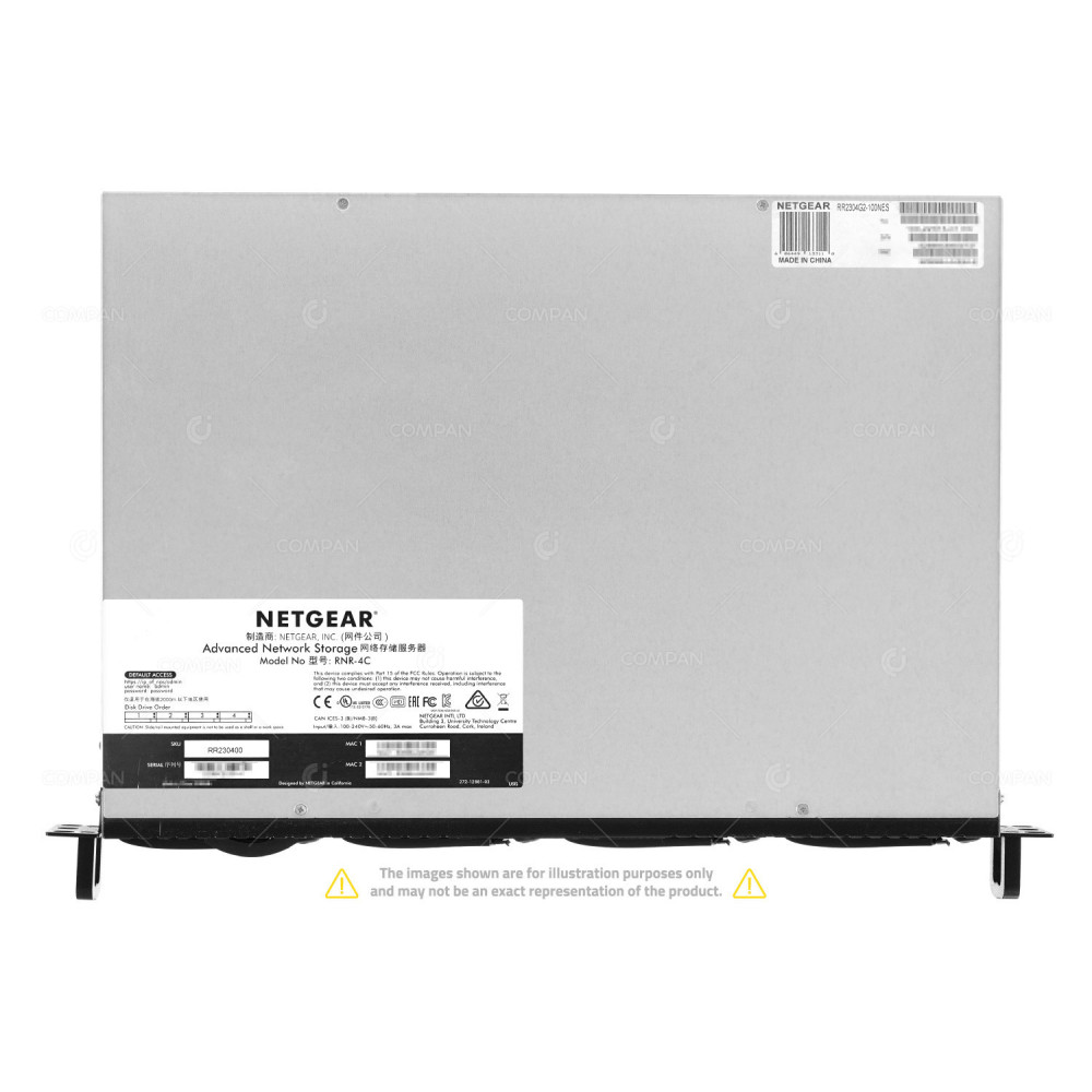 RR2304G2-100NES NETGEAR RR2304 G2 4 BAY 3.5 LFF NAS SERVER 6TB (3X 2TB SATA) NAS SERVER -