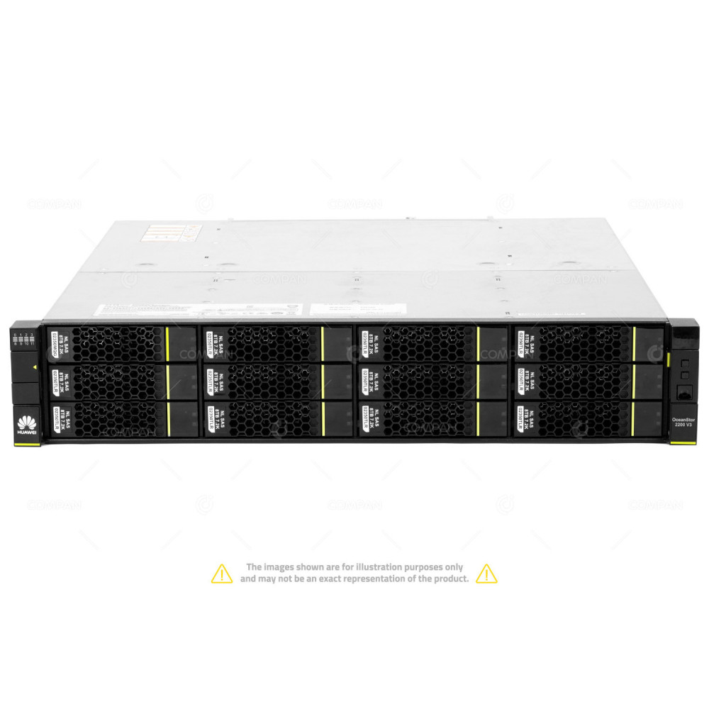 OCEANSTOR 2200 V3 HUAWEI OCEANSTOR 2200 V3 12 BAY 3.5 LFF STORAGE SYSTEM 96TB 12X 8TB NL SAS 22V3-L-2C16G