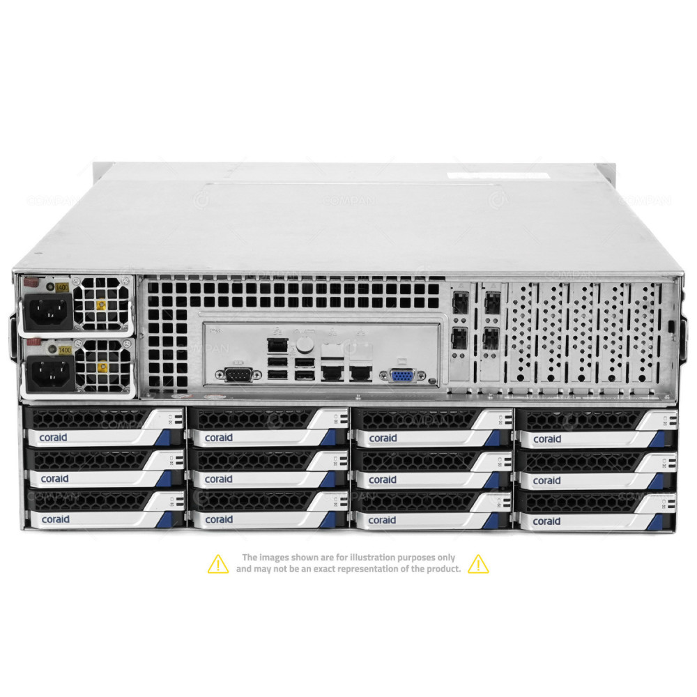 SRX6300-S4-36LFF CORAID SRX6300-S4 2X INTEL XEON E5-2620 @ 2.00GHZ 8GB RAM 36 BAY 3.5 LFF SRX6300-S4