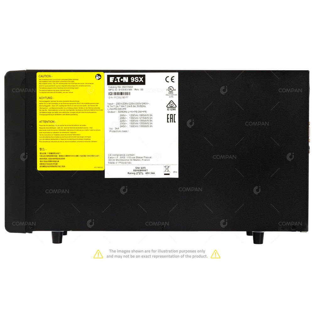 9SX1500I EATON 9SX 1500VA 1350W 6 PORT C13 UPS BROKEN FRONT PANEL 9103-63149