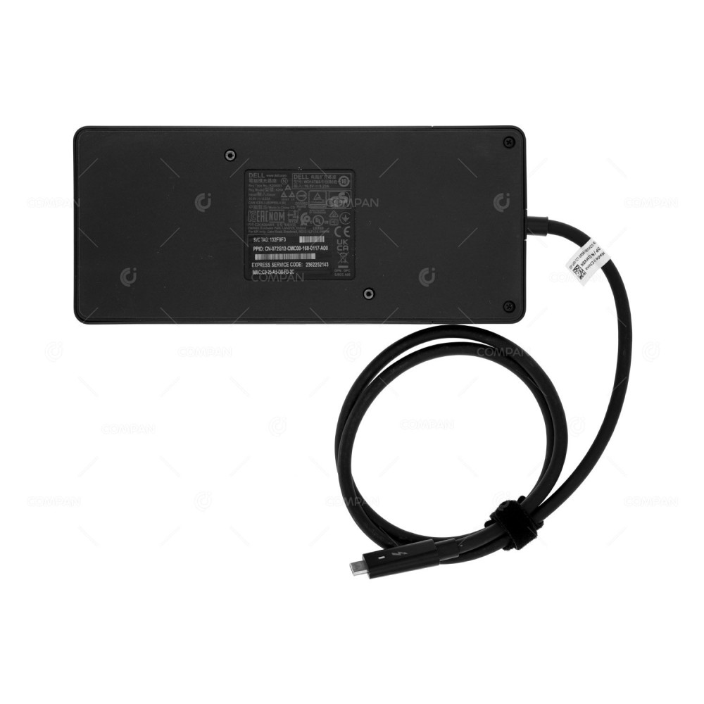 5J8CC DELL WD19TBS K20A THUNDERBOLT USB-C DOCKING STATION 180W DOCK ONLY  WITHOUT AC ADAPTER WD19TBS, K20A001, K20A