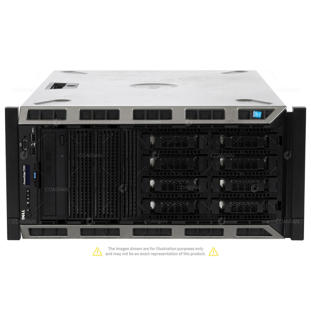 T330-8LFF-RACK DELL POWEREDGE T330 1X INTEL XEON E3-1240 V5 @ 3.50GHZ RAM 32GB(4X 8GB  DDR4  4X 2400MHZ ) 1X 480 GB (1X SATA 1X SSD )