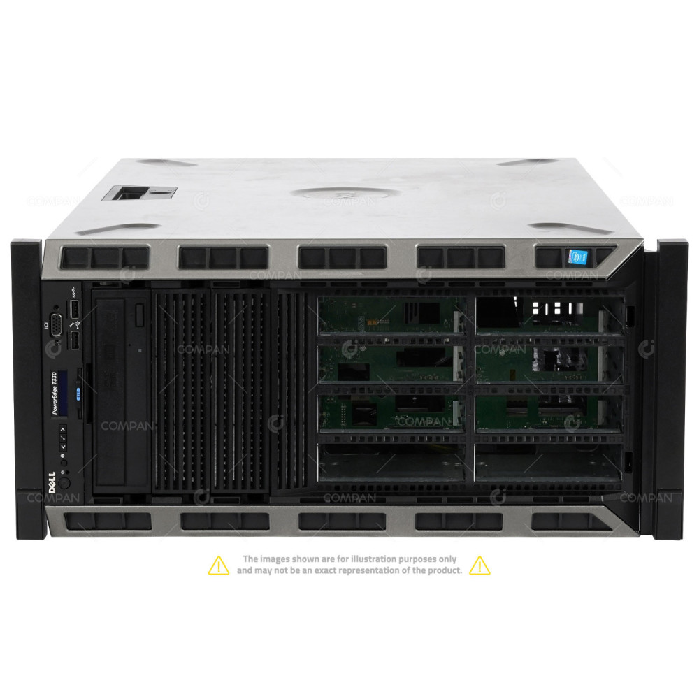 T330-8LFF-RACK DELL POWEREDGE T330 1X INTEL XEON E3-1240 V5 @ 3.50GHZ RAM 32GB(4X 8GB  DDR4  4X 2400MHZ ) 1X 480 GB (1X SATA 1X SSD )