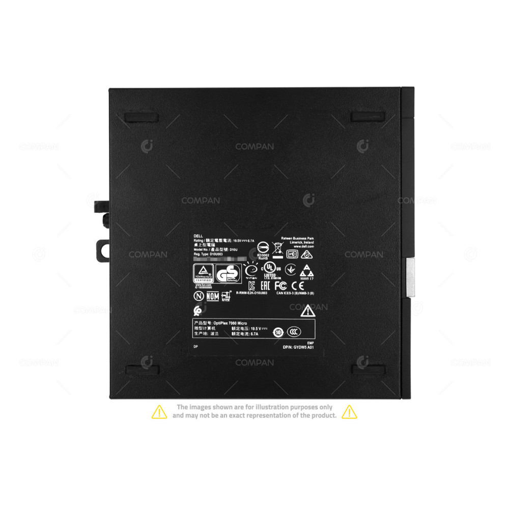 OPTIPLEX 7060-1SFF-1M.2 DELL OPTIPLEX 7060 1X INTEL CORE I5-8500 @ 3.00GHZ RAM 8GB(1X 8GB  DDR4  1X 2666MHZ ) () WITHOUT AC ADAPTER GYDW5, D10U, D10U003