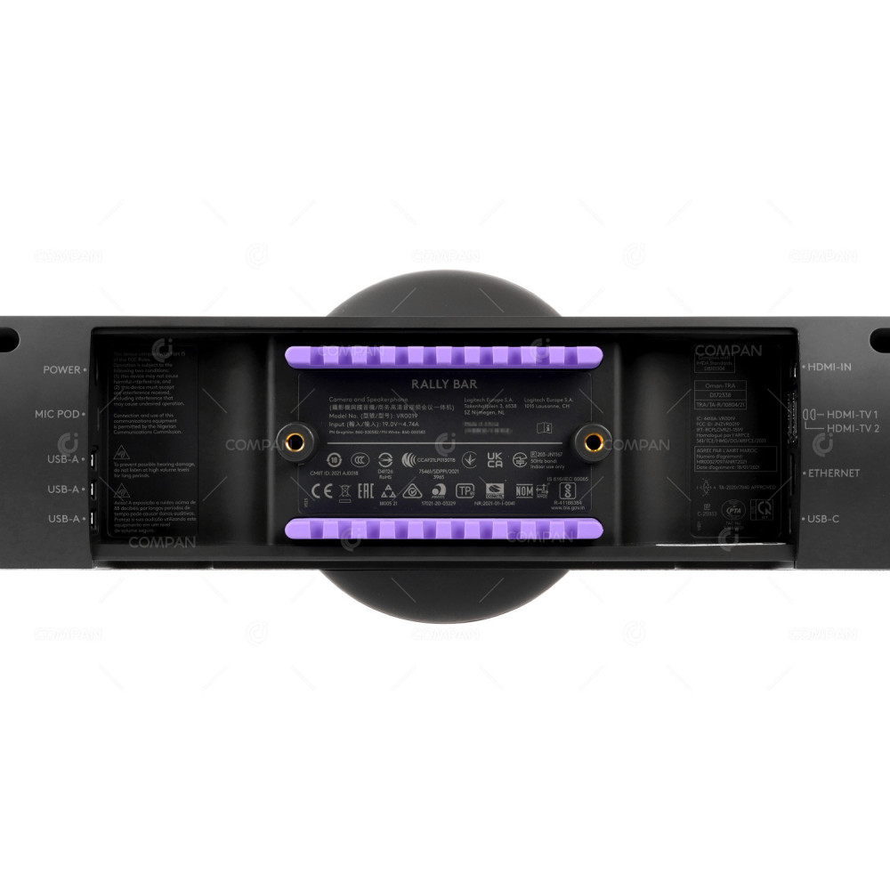 VR0019 LOGITECH RALLY BAR TELECONFERENCE CAMERA AND SPEAKERPHONE ALL IN ONE VIDEO CONFERENCING SYSTEM FAULTY CAMERA MOVEMENT MOTOR 860-000582