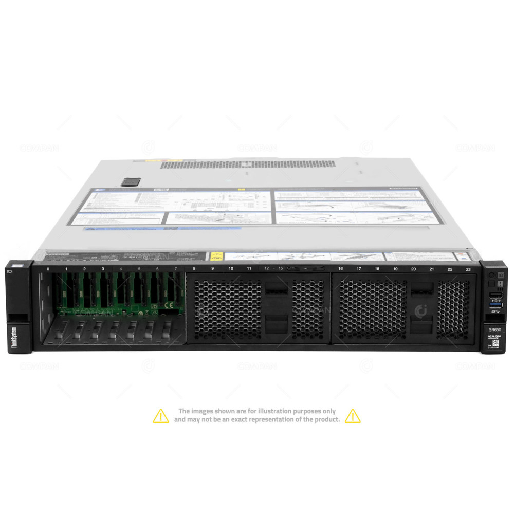 SR650-NO BACKPLANE LENOVO THINKSYSTEM SR650 -[7X06CTO1WW]- 2X INTEL XEON GOLD 6254 @ 3.10GHZ RAM 1024GB(16X 64GB  DDR4  16X 2933MHZ ) 2X 128 GB (2X SATA 2X SSD ) 7X06CTO1WW