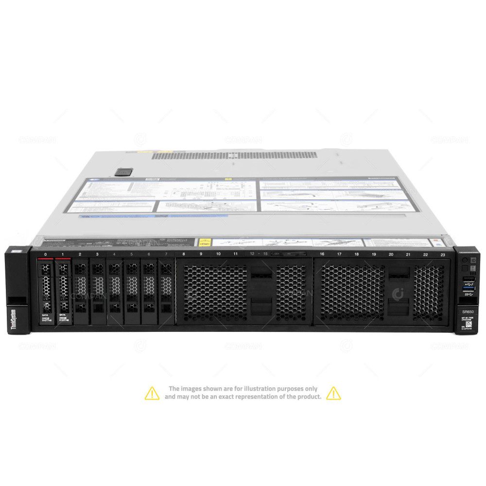 SR650-8SFF LENOVO THINKSYSTEM SR650 -[7X06CTO1WW]- 2X INTEL XEON GOLD 6254 @ 3.10GHZ RAM 1024GB(16X 64GB  DDR4  14X 2933MHZ 2X 3200MHZ ) 2X 128 GB (2X SATA 2X SSD ) 7X06CTO1WW