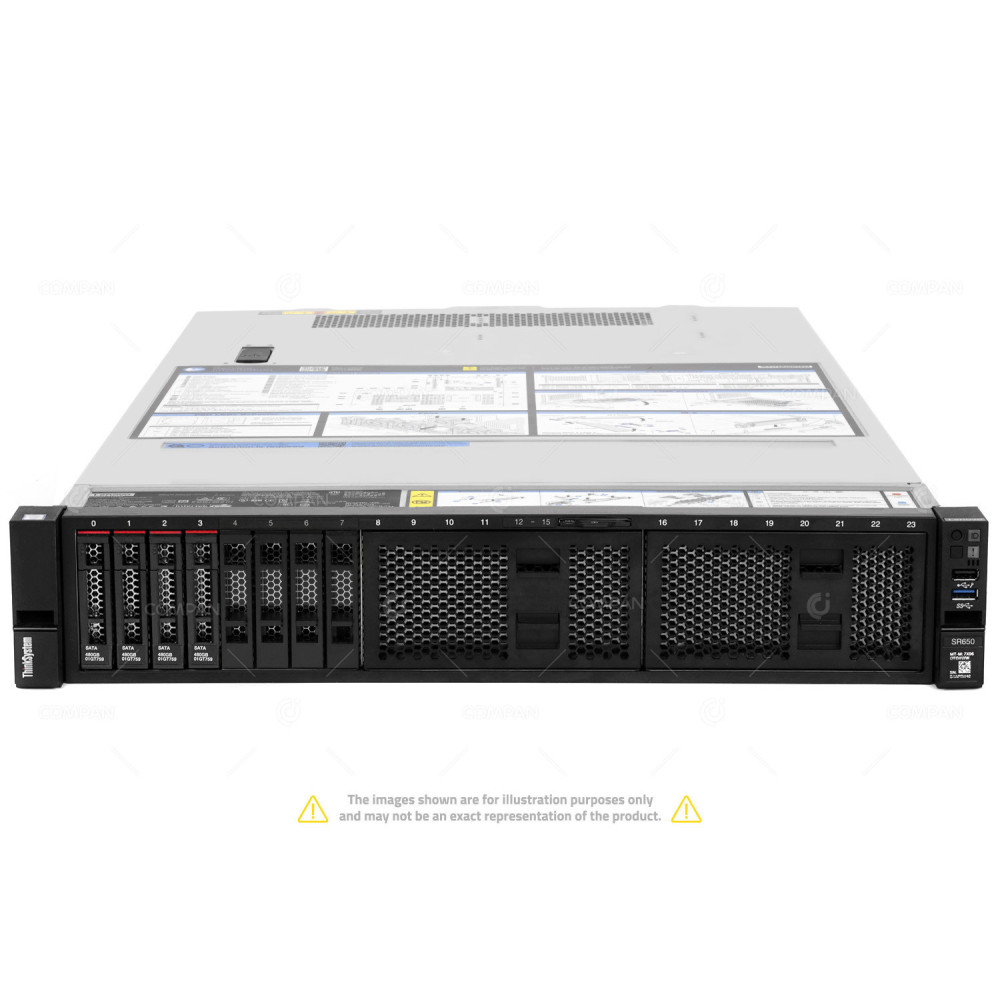 SR650-8SFF LENOVO THINKSYSTEM SR650 -[7X06CTO1WW]- 2X INTEL XEON GOLD 6254 @ 3.10GHZ RAM 1024GB(16X 64GB  DDR4  14X 2933MHZ 2X 3200MHZ ) 2X 128 GB (2X SATA 2X SSD ) 7X06CTO1WW