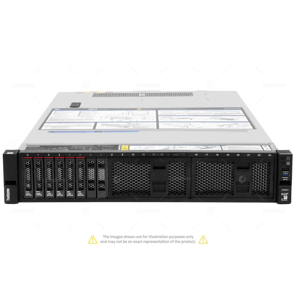 SR650-8SFF LENOVO THINKSYSTEM SR650 -[7X06CTO1WW]- 2X INTEL XEON GOLD 6254 @ 3.10GHZ RAM 1024GB(16X 64GB  DDR4  14X 2933MHZ 2X 3200MHZ ) 2X 128 GB (2X SATA 2X SSD ) 7X06CTO1WW