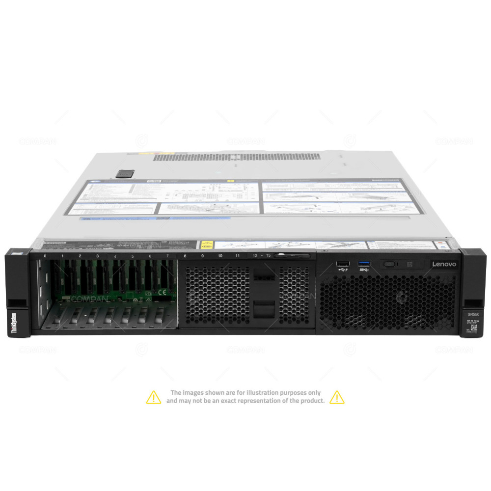 SR550-8SFF LENOVO THINKSYSTEM SR550 -[7X04CTO1WW]- 1X INTEL XEON SILVER 4208 @ 2.10GHZ RAM 16GB(1X 16GB  DDR4  1X 2933MHZ ) () 7X04CTO1WW