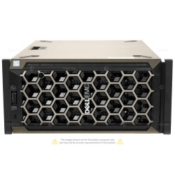 T640-32SFF-RACK DELL POWEREDGE T640 2X INTEL XEON GOLD 6128 @ 3.40GHZ RAM 96GB(12X 8GB  DDR4  12X 2666MHZ ) 23X 2000 GB (23X SAS )