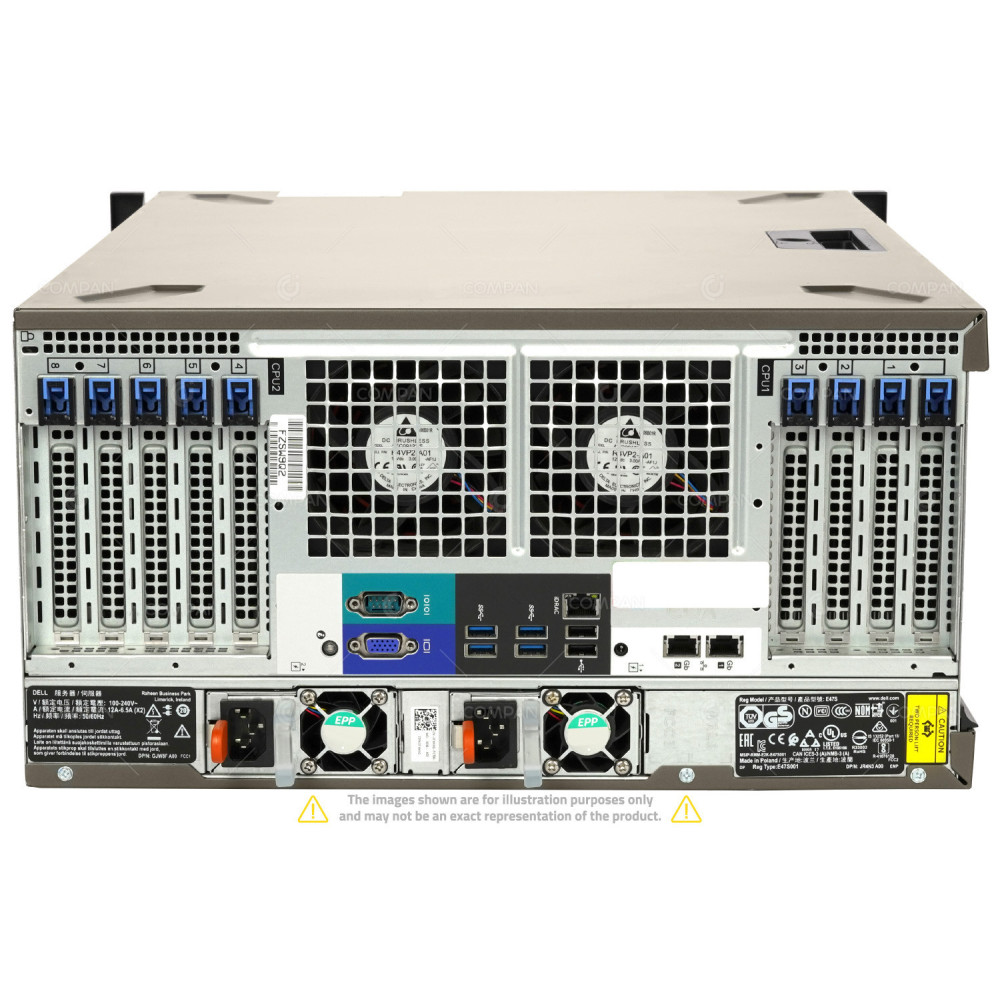T640-32SFF-RACK DELL POWEREDGE T640 2X INTEL XEON GOLD 6128 @ 3.40GHZ RAM 96GB(12X 8GB  DDR4  12X 2666MHZ ) 23X 2000 GB (23X SAS )