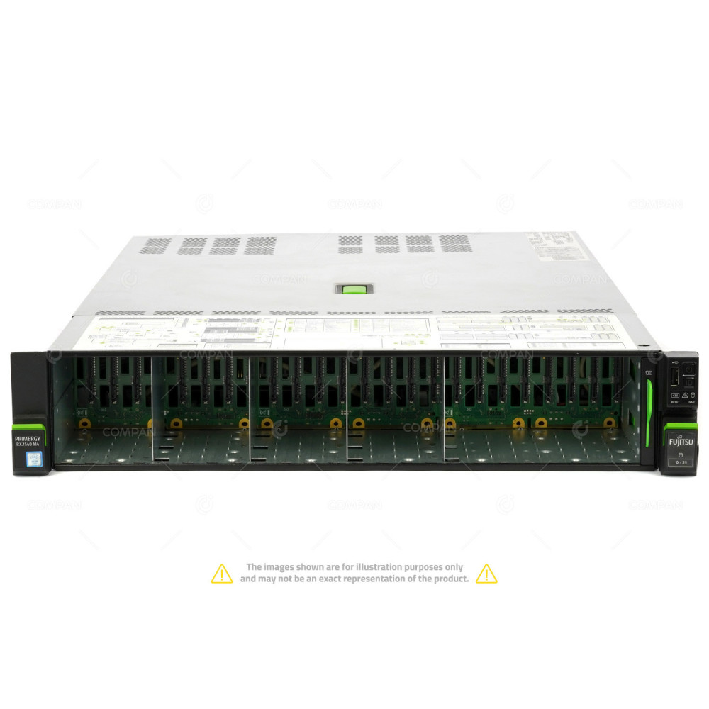 RX2540 M4-24SFF FUJITSU PRIMERGY RX2540 M4 2X INTEL XEON SILVER 4110 @ 2.10GHZ RAM 256GB(8X 32GB  DDR4  8X 2666MHZ ) 12X 960 GB (12X SATA 12X SSD ) S26361-K1567-V424