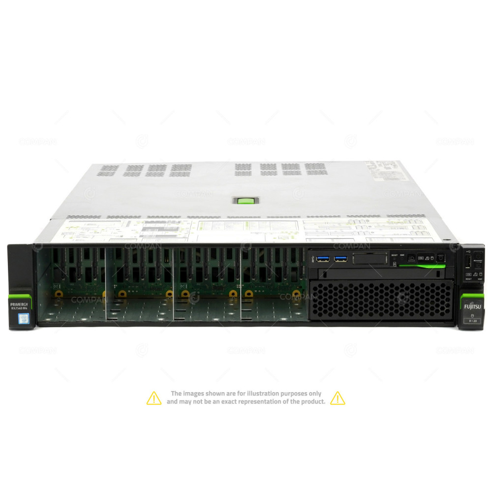 RX2540 M4-16SFF FUJITSU PRIMERGY RX2540 M4 2X INTEL XEON SILVER 4110 @ 2.10GHZ RAM 128GB(8X 16GB  DDR4  8X 2666MHZ ) 5X 480 GB 7X 900 GB (5X SATA 5X SSD 7X SAS ) S26361-K1567-V408