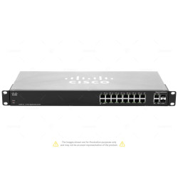SLM2016T CISCO SG200 18 PORT 1GB ETHERNET 2 PORT 1GB SFP SMART SWITCH SG200-18