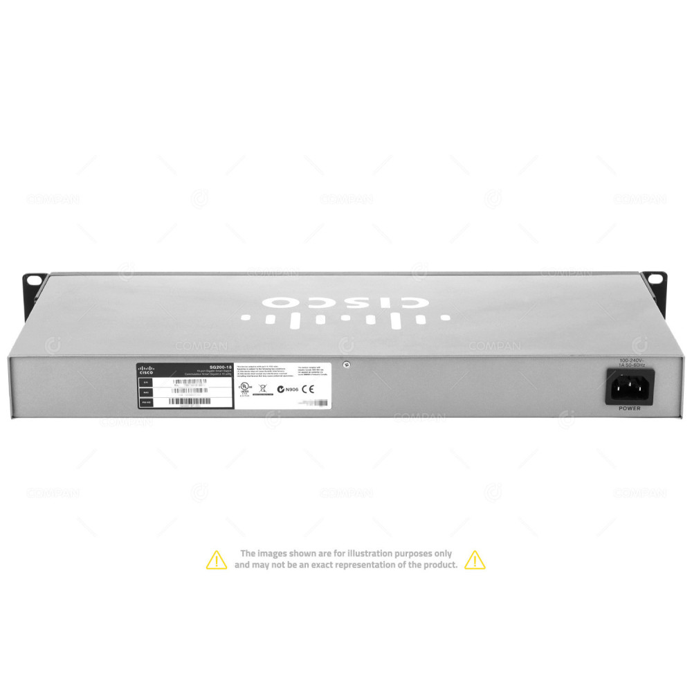 SLM2016T CISCO SG200 18 PORT 1GB ETHERNET 2 PORT 1GB SFP SMART SWITCH SG200-18