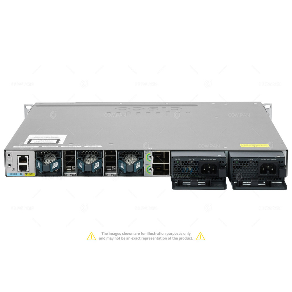 WS-C3850-48F-L CISCO CATALYST 3850 48 PORT 1GB ETHERNET POE+ SWITCH -