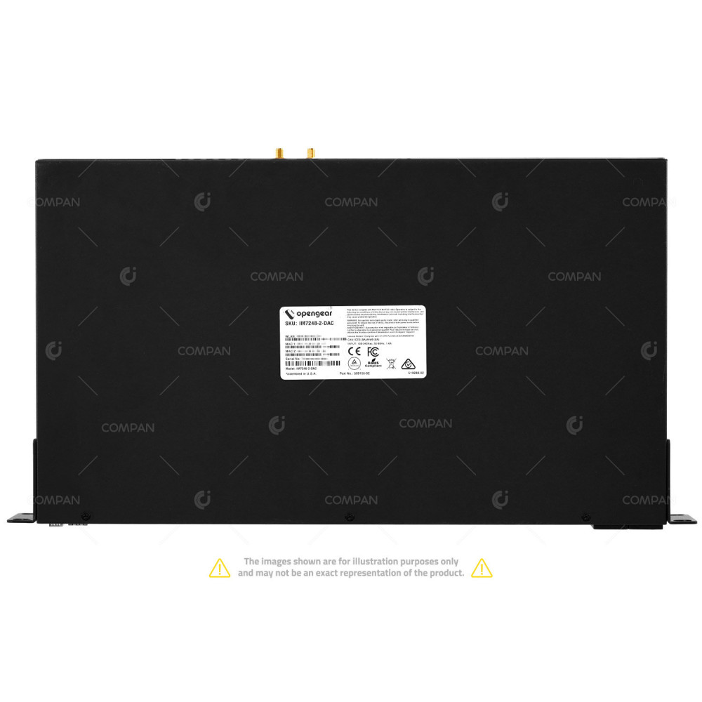 IM7248-2-DAC OPENGEAR 7200 48 PORT RS232 2 PORT 1GB ETHERNET 2 PORT 1GB SFP INFRASTRUCTURE MANAGER 509155-02
