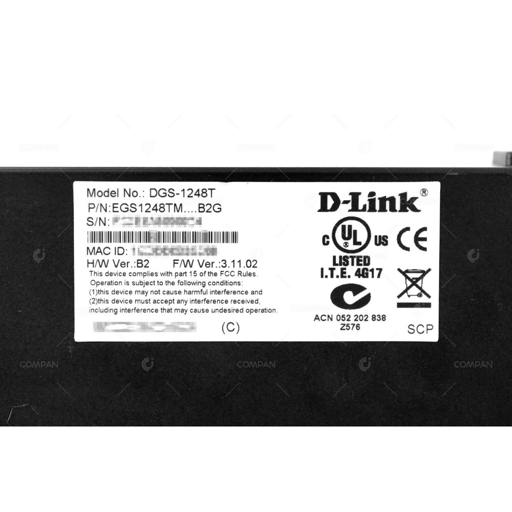 DGS-1248T D-LINK DGS-1248T 48 PORT 1GB ETHERNET 4 PORT 1GB SFP WEB SMART SWITCH EGS1248TM