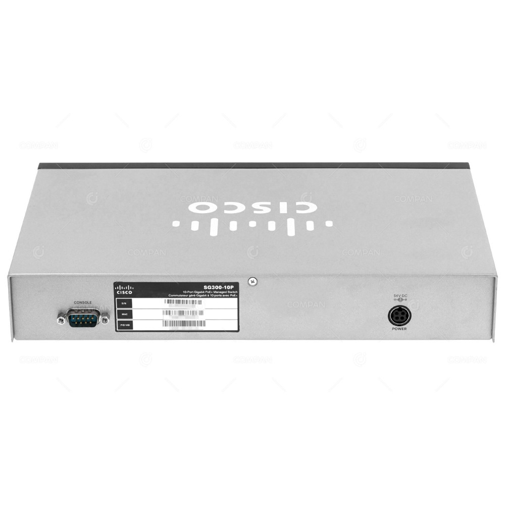 SRW2008P-K9 CISCO SG300 10 PORT 1GB ETHERNET POE 2 PORT 1GB SFP SWITCH WITHOUT AC ADAPTER SG300-10P