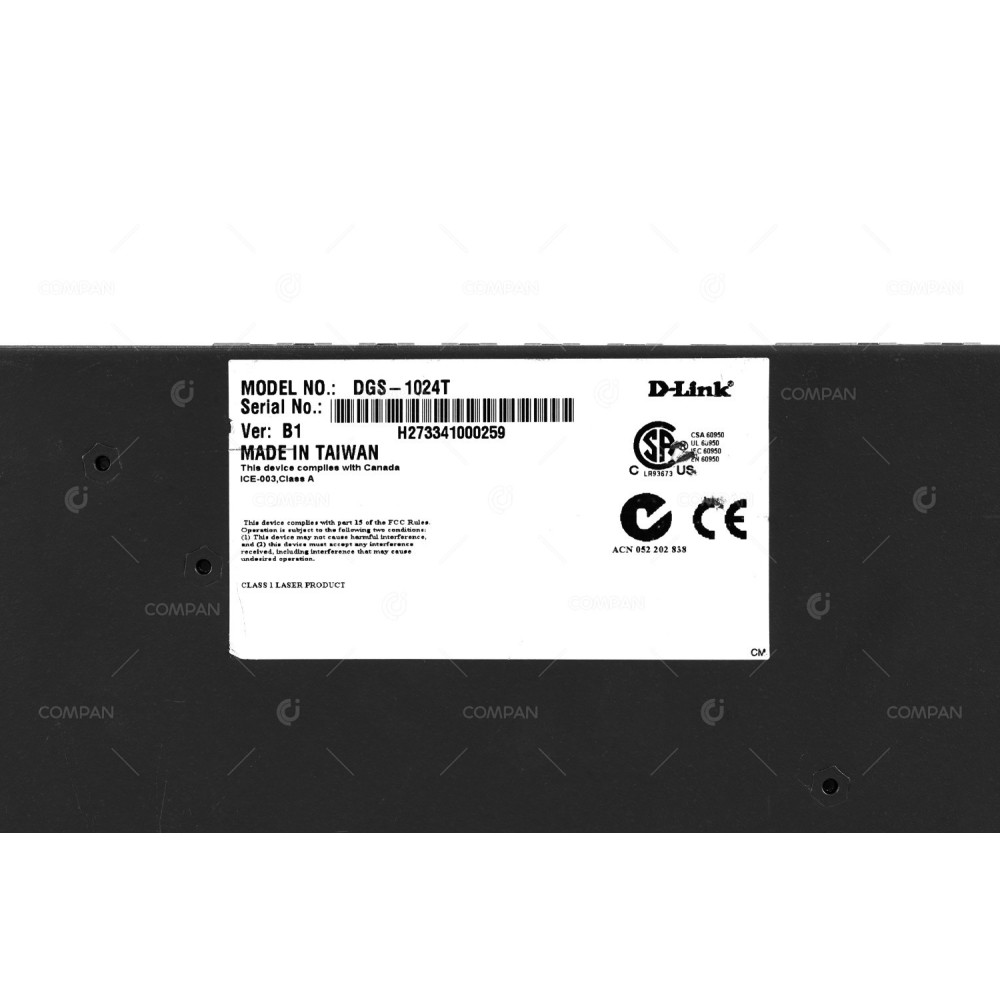 DGS-1024T D-LINK DGS-1024T 24 PORT 1GB ETHERNET 2 PORT 1GB SFP SWITCH -