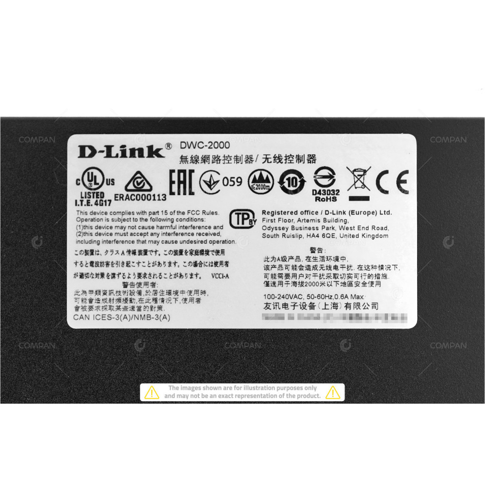 DWC-2000 D-LINK DWC-2000 4 PORT 1GB ETHERNET 4 PORT 1GB SFP WIRELESS CONTROLLER -