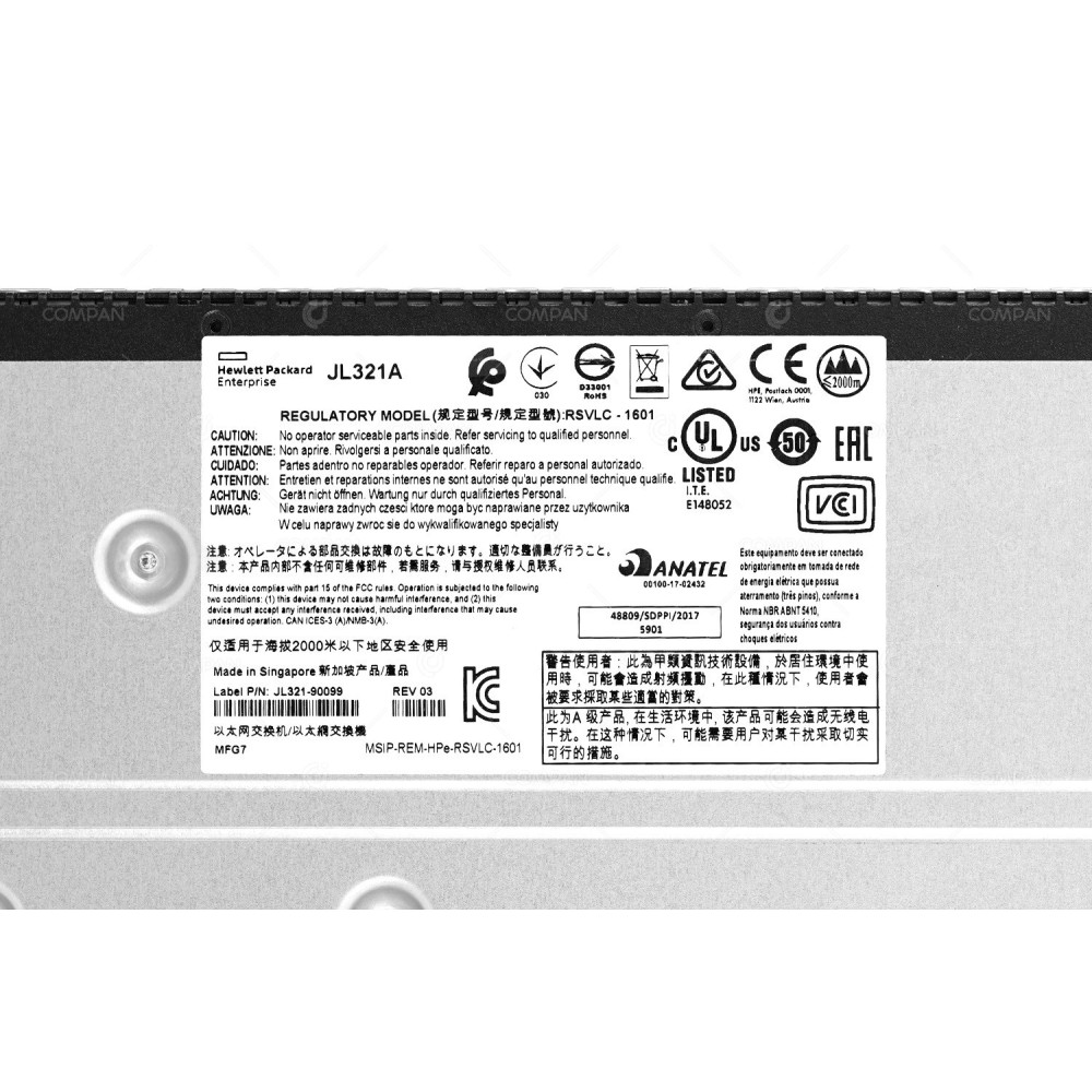 JL321A HP ARUBA 2930M 48 PORT 1GB ETHERNET 4 PORT 1GB SFP MANAGED SWITCH 2930M