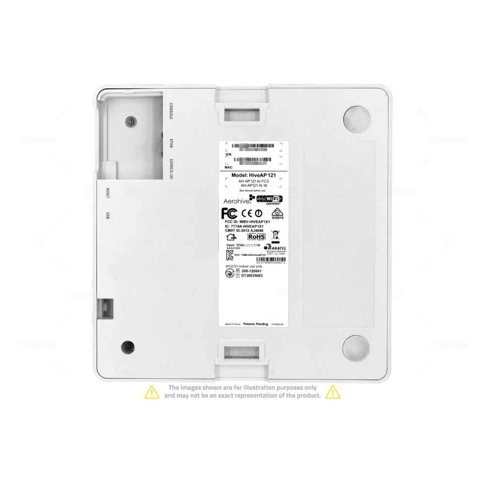 HIVEAP 121 AEROHIVE AP121  802.11A/B/G/N ACCESS POINT AH-AP121-N-FCC, AH-AP121-N-W