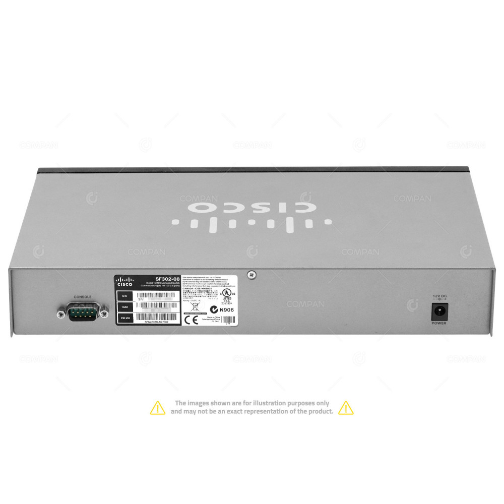 SRW208G-K9 CISCO SF302-08 8 PORT 100MB SWITCH SF302-08