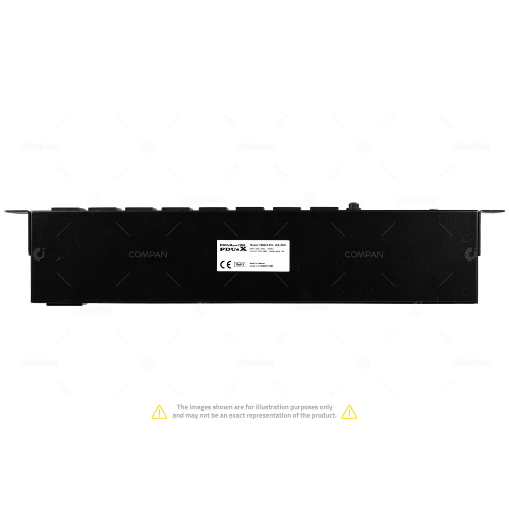 PDUEX-MN-16A-08H PDUEXPERT PDUEX-MN-16A-08H  1U 8X C13 REMOTE MONITORING PDU -