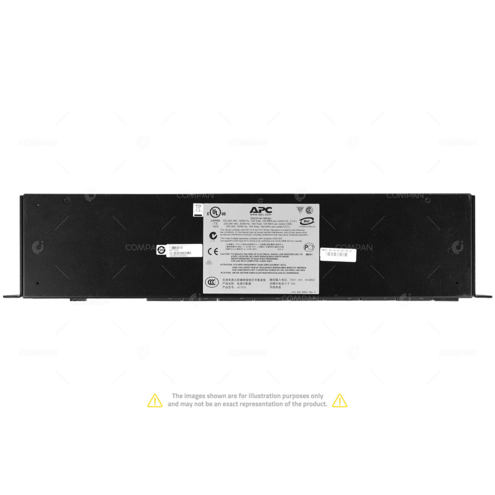 AP7920 APC AP7920 1U  2.3KW 230V 10A OR 2.5KW 208V 12A, 8X C13 OUTLETS C14 CORD SWITCHED RACK PDU