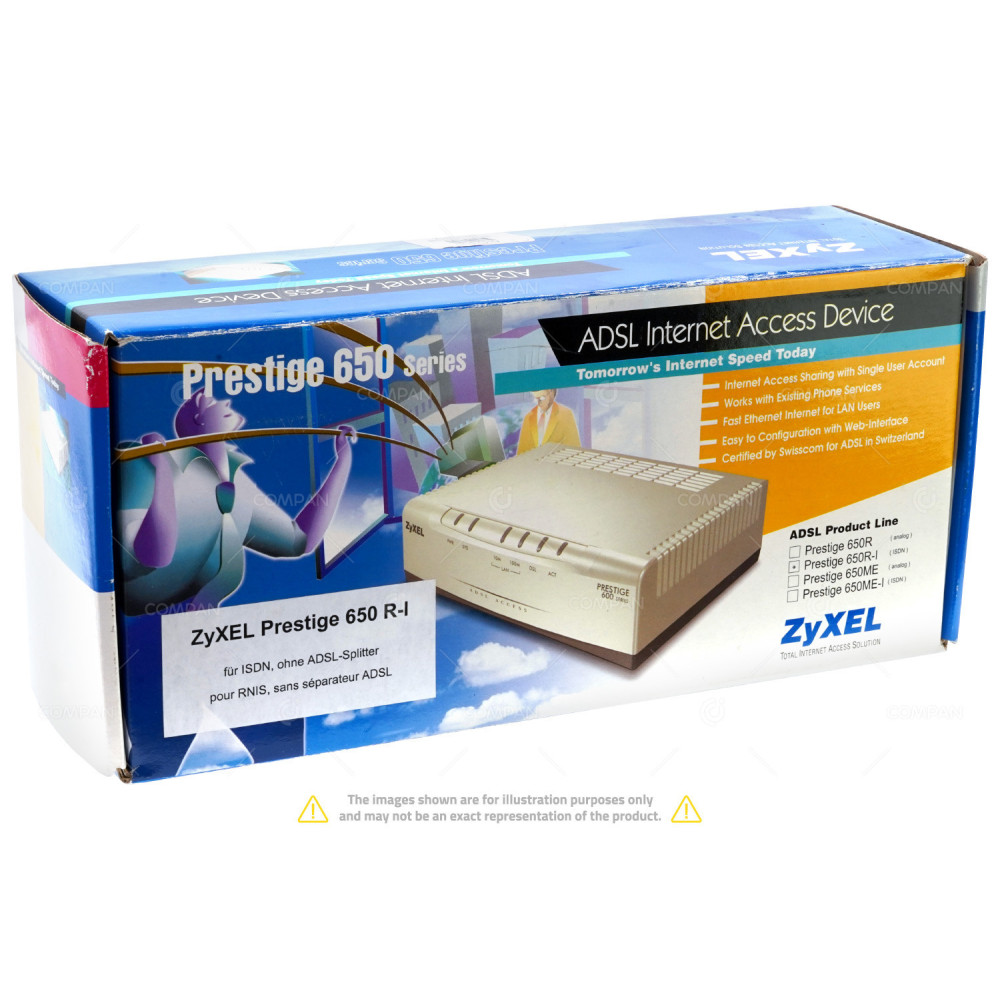 650R-13 ZYXEL PRESTIGE 650R-13 ADSL OVER ISDN ROUTER -