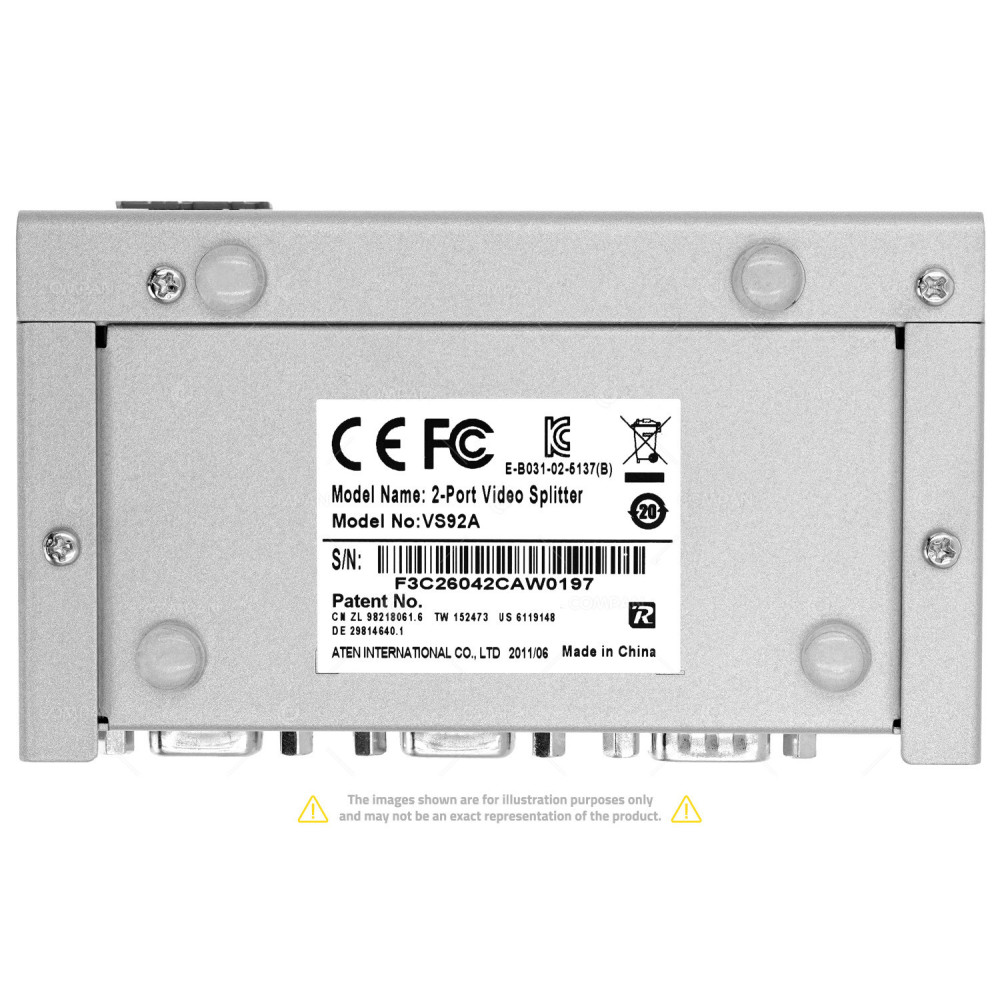 VS92A ATEN  VS92A 2-PORT VGA SPLITTER WITH AC ADAPTER -