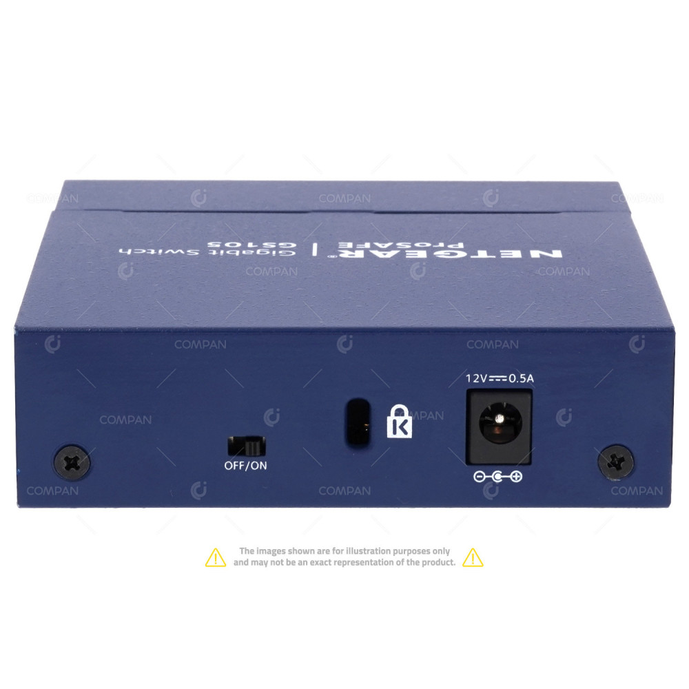 GS105 NETGEAR PROSAFE GS105 5 PORT 1GB ETHERNET UNMANAGED SWITCH -