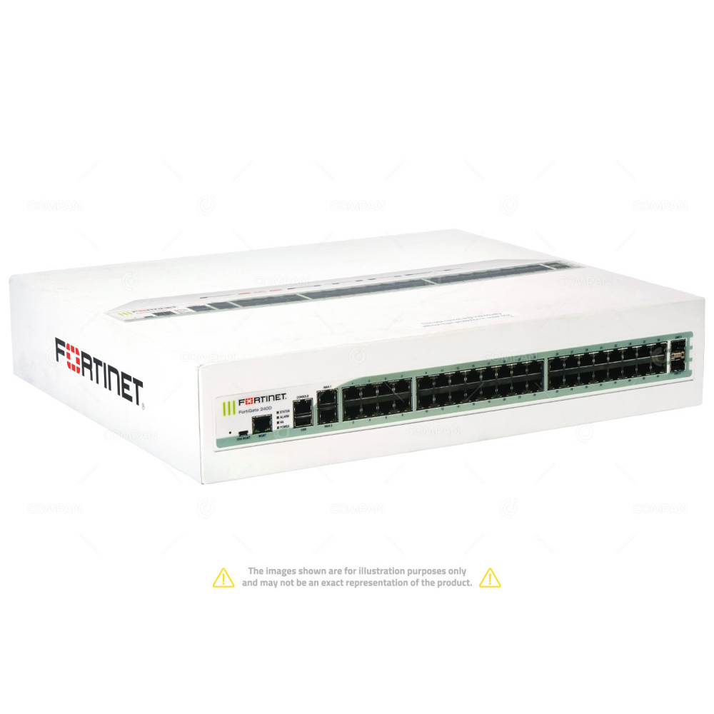 P130-76-01-07 FORTINET FORTIGATE 240D 2 PORT 1GB WAN 40 PORT 1GB BASET 2 PORT 1GB  DMZ SFP UNKNOWN PASSWORD WITH RACK EARS FIREWALL FG-240D